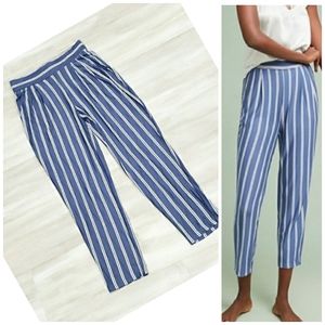 New ANTHROPOLOGIE Morrison Striped Cropped Pants sz XS